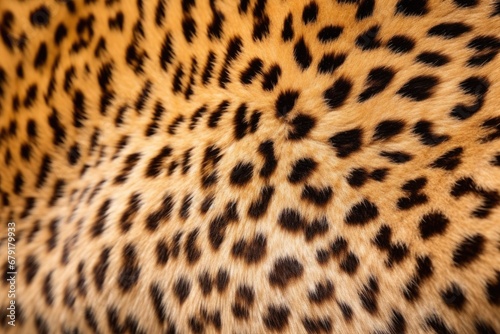 detail photo of cheetah legs fur texture
