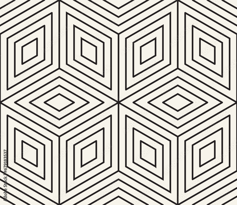 Vector seamless pattern. Repeating geometric elements. Stylish monochrome background design. Vector seamless pattern. Repeating geometric elements. Stylish monochrome background design.