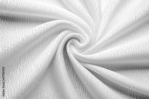 Leinwand Poster macro of white linen handkerchiefs fabric weave
