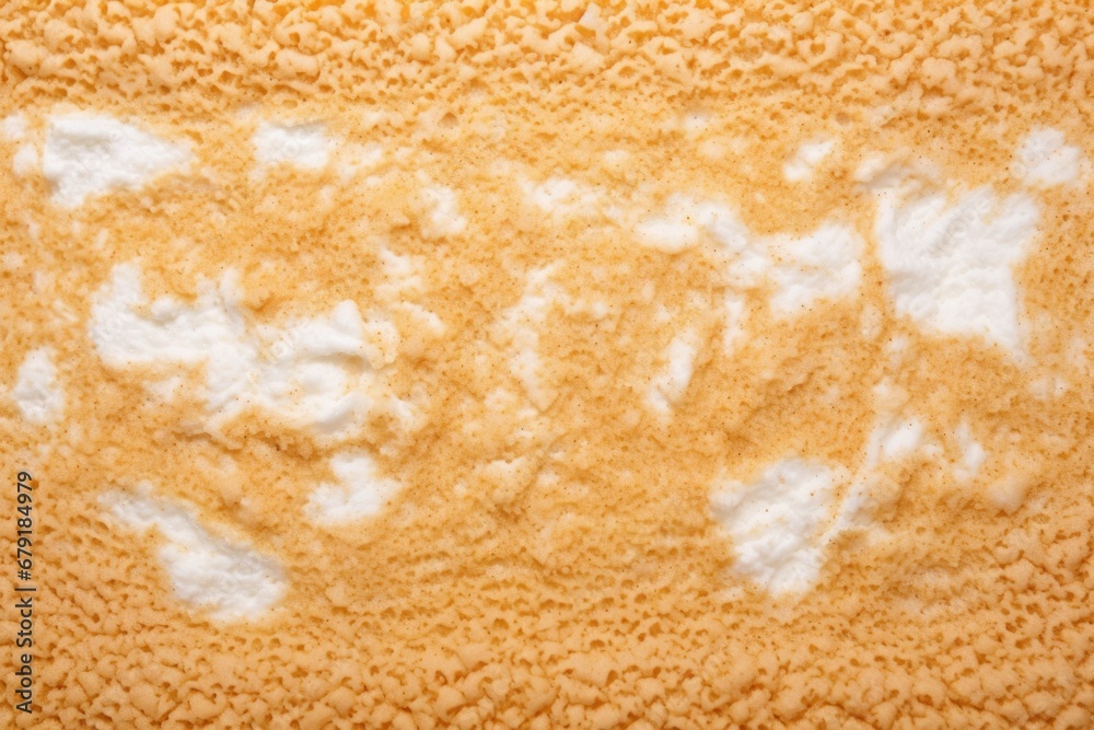 foam texture on freshly baked bread