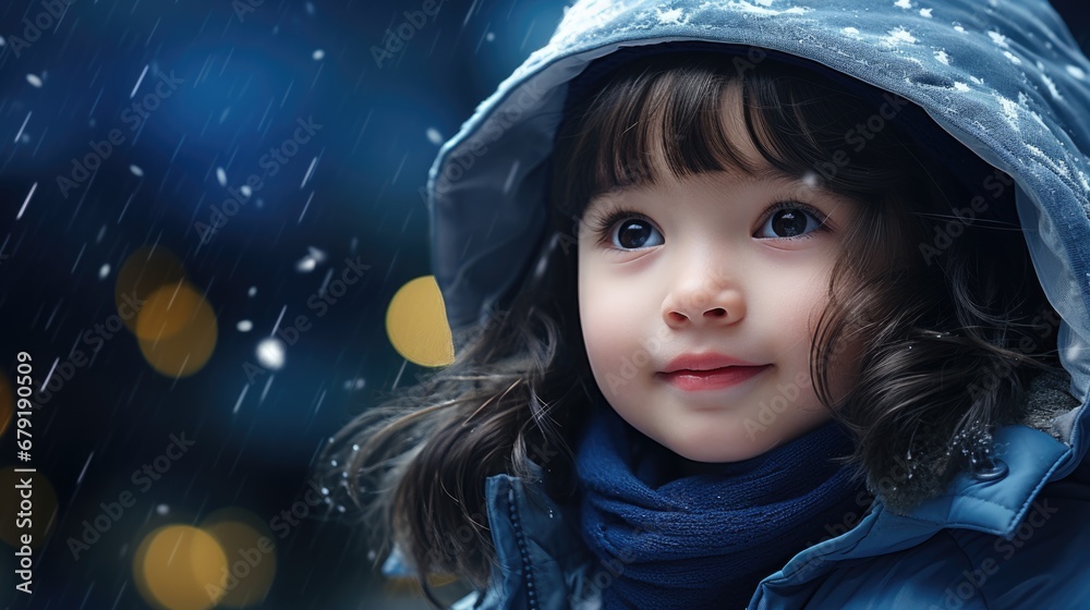 little girl in the snow little girl in the snow