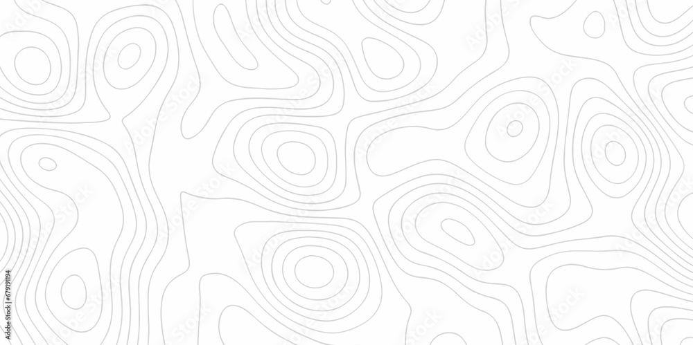 Seamless pattern wave lines Topographic map. Geographic mountain relief. Abstract lines background. Contour maps. Vector illustration, Topo contour map on white background, Topographic contour lines