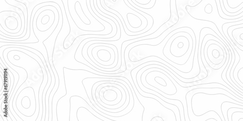 Seamless pattern wave lines Topographic map. Geographic mountain relief. Abstract lines background. Contour maps. Vector illustration, Topo contour map on white background, Topographic contour lines