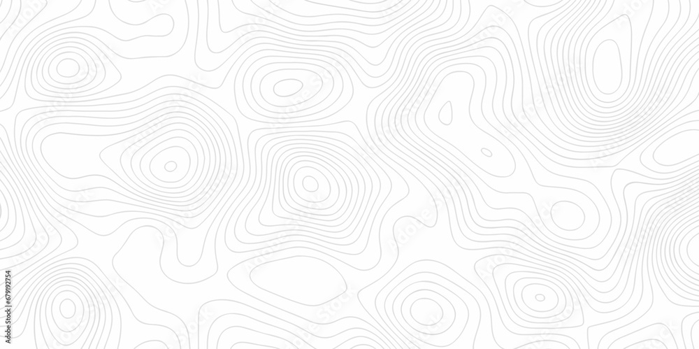 Seamless pattern wave lines Topographic map. Geographic mountain relief. Abstract lines background. Contour maps. Vector illustration, Topo contour map on white background, Topographic contour lines.