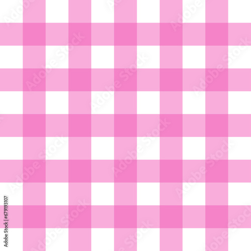gingham pink pastel, seamless pattern, checkered plaid textile print