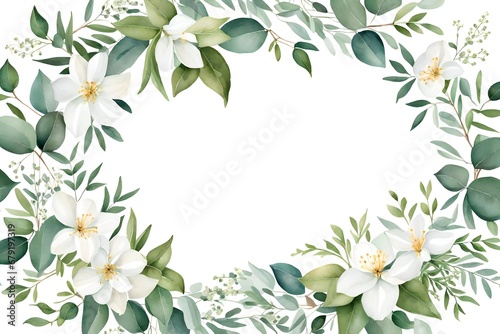 frame with flowers © Exotic Graphics