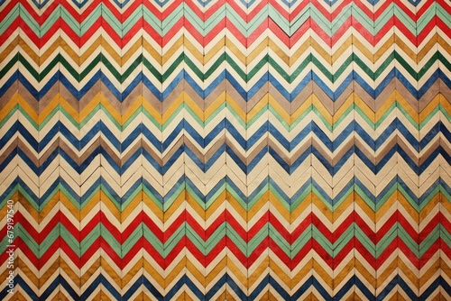 zig-zag pattern on a wallpaper texture © Alfazet Chronicles