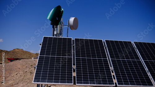 solar panels on a roof