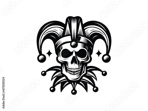 Skull Jester Vector