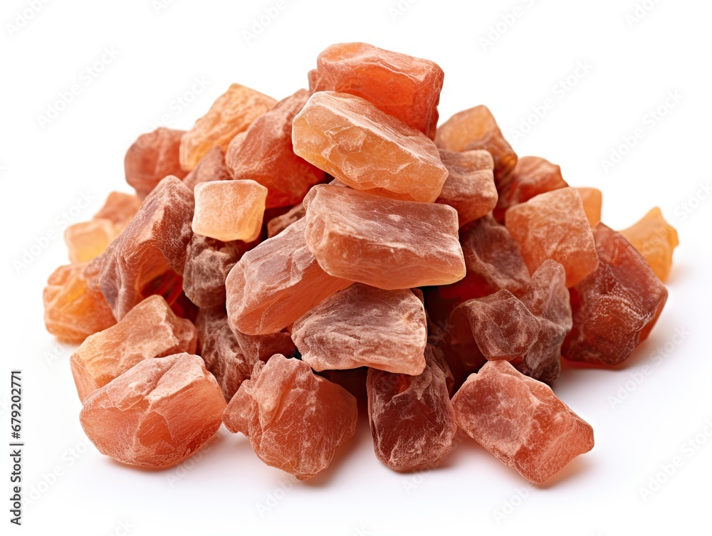 Closeup on Pieces of Almond Tree Resin or Frankincense Fragments isolated on white background Closeup on Pieces of Almond Tree Resin or Frankincense Fragments isolated on white background
