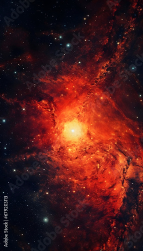 Red Galaxy Universe