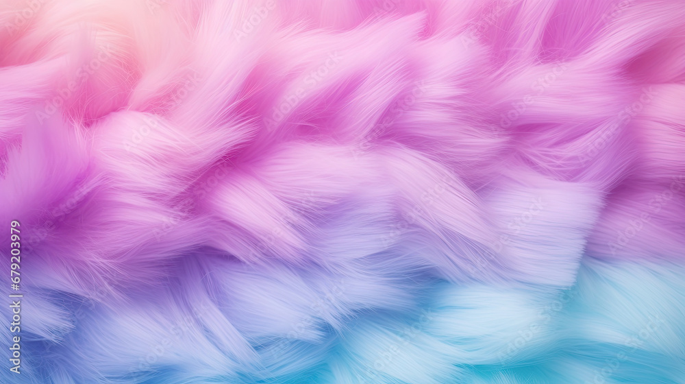 abstract rainbow background,soft color Cotton candy on blurred background, holiday, colorful cotton candy in soft color for background, soft color sweet candyfloss, abstract blurred dessert texture