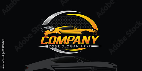 Elegant Vector Car Detailing Logo