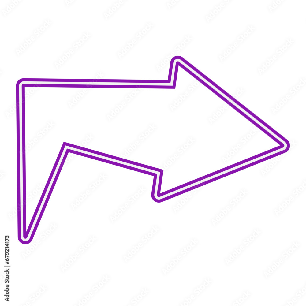 Neon Arrow Line Neon Arrow Line