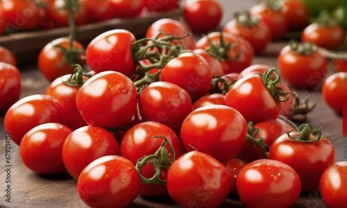 Tomate rojo fresco, orgánico, relacionado con la agricultura, alimentación y nutrición