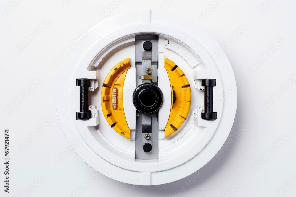 Obraz premium Abstract technology digital keyhole ,high tech multicolor button