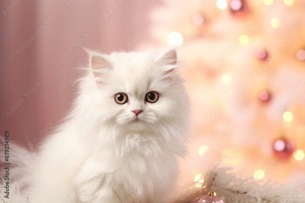 Close-up of cute cat gazing at something with beautiful bokeh background Close-up of cute cat gazing at something with beautiful bokeh background