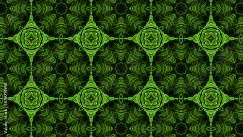 Abstract kaleidoscope ornament mandala motion background pattern video animation  photo