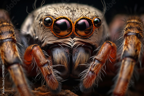 Close-up picture of a spider. © Gun