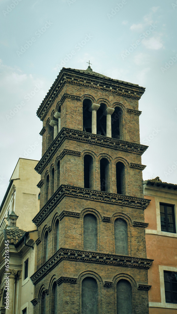 View from the Basilica of Saint Mary in Cosmedin (Basilica di Santa Maria in Cosmedin)
