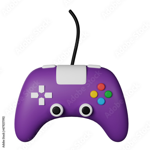 Game Controller 3D Icon Illustration © iconisme
