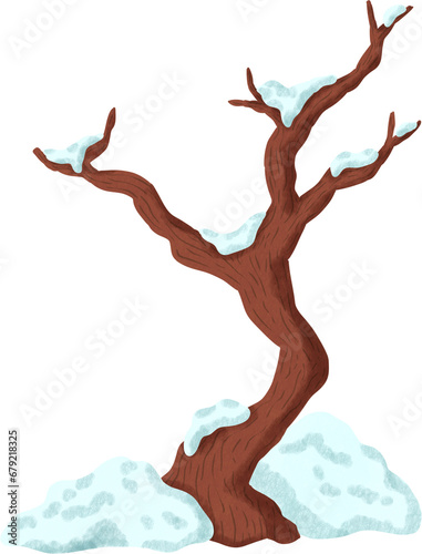 Winter Tree Illustration