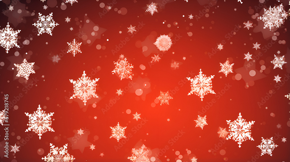 christmas background with snowflakes,red christmas background with snowflakes,red christmas background,Snowflakes Dance in Crimson,Holiday Cheer with Scarlet Flakes,Red Winter Wonderland