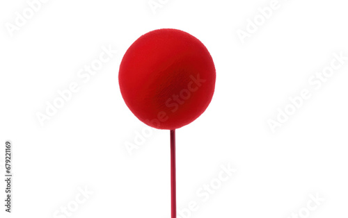 Red Color Antenna Topper Isolated on Transparent Background PNG.
