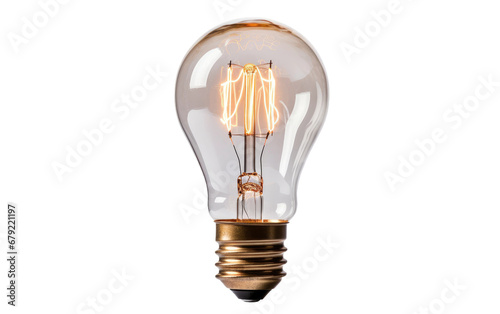 Fabulous Antique Reproduction Bulb Isolated on Transparent Background PNG.