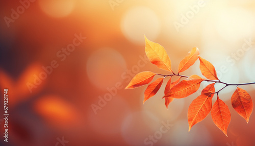 autumn leaves background generating by AI technology