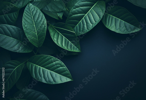 leaves generating by AI technology