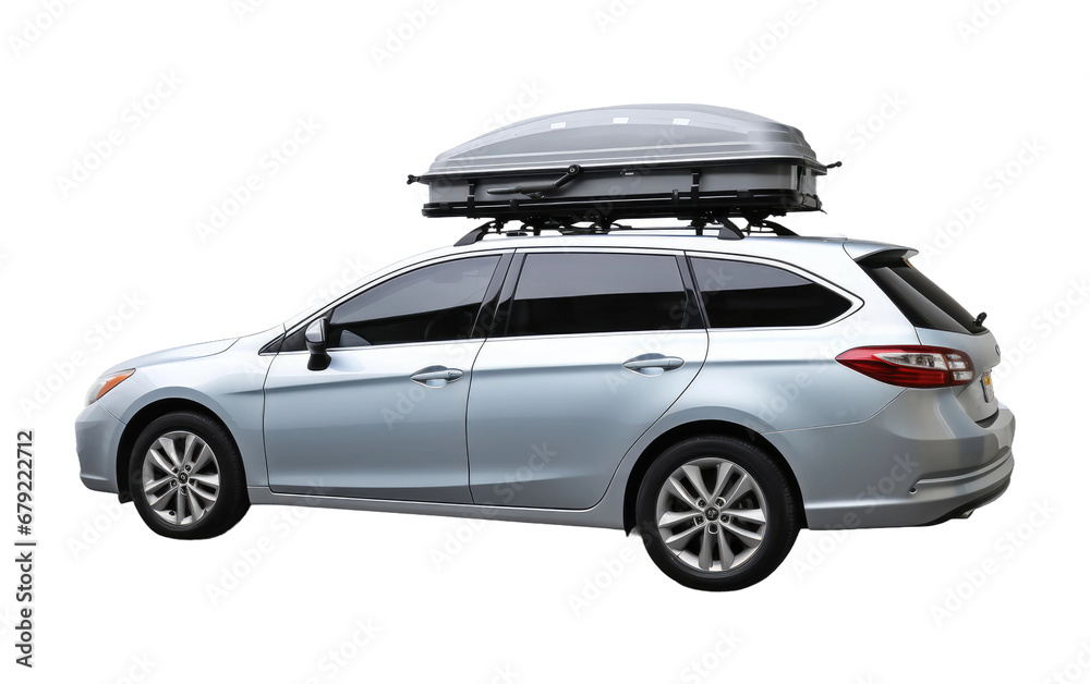 Fabulous Stylish Car Top Carrier Isolated on Transparent Background PNG.