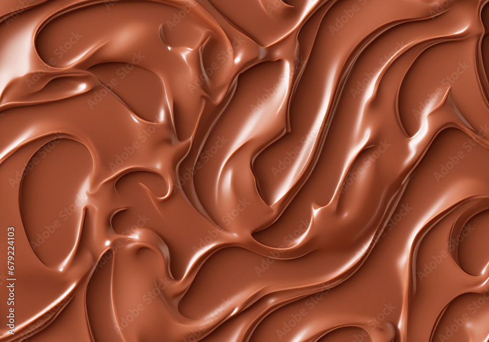 Texture of chocolate cream. Texture of chocolate cream.