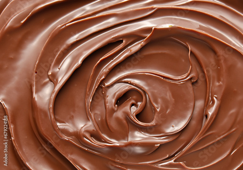 Texture of chocolate cream.