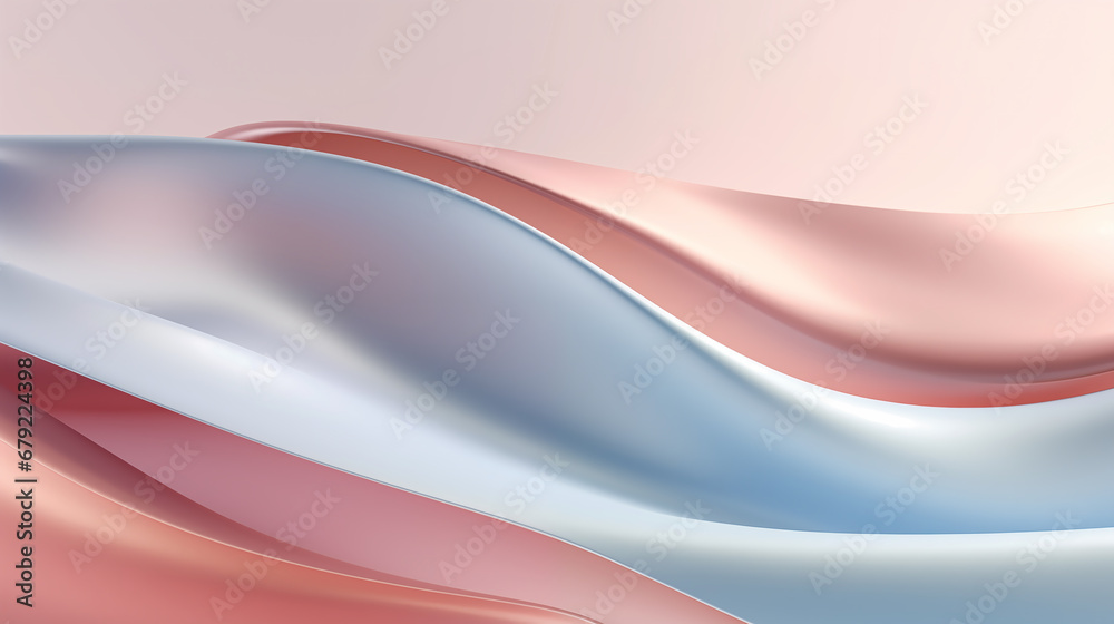 Naklejka premium Luxury pastel glowing colours wave background. Abstract background in soft pastel colors.