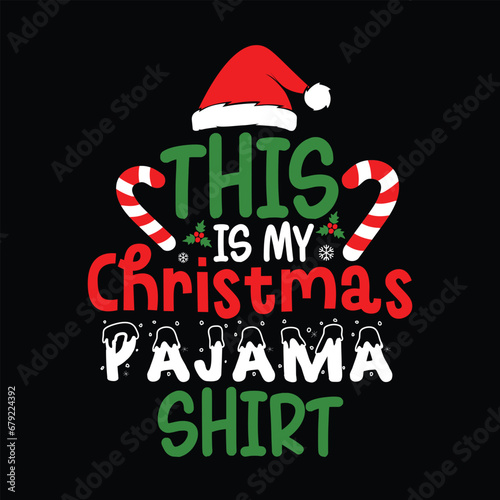 This is my Christmas Pajama Shirt