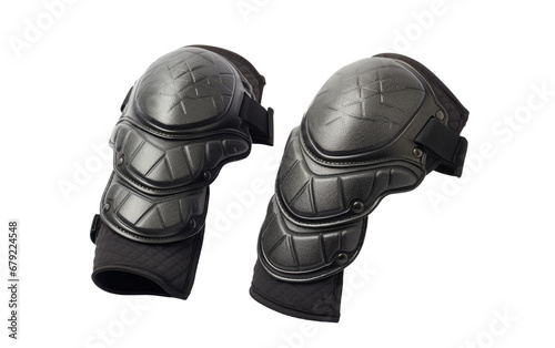 Marvelous Pair of Elbow Guards Isolated on Transparent Background PNG.