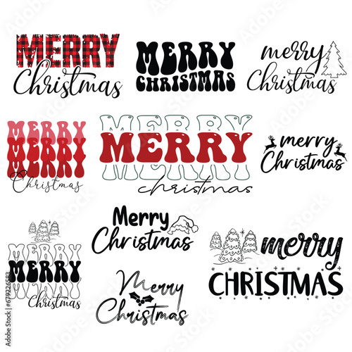 Merry Christmas SVG Bundle, Christmas Shirt, Christmas Print Template, Xmas Holiday