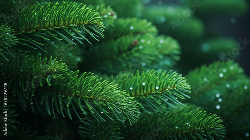 A background of fir branches © frimufilms