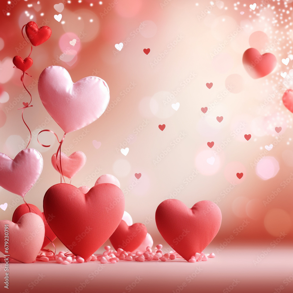 St. Valentine's day wallpaper, banner or card.