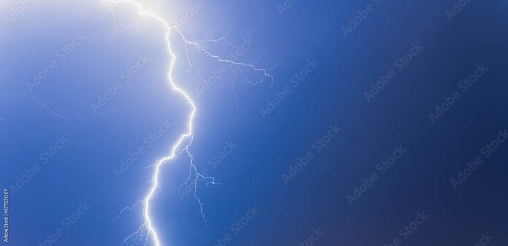 Lightning from the black and blue sky. Storm clouds. Lightning from the black and blue sky. Storm clouds.