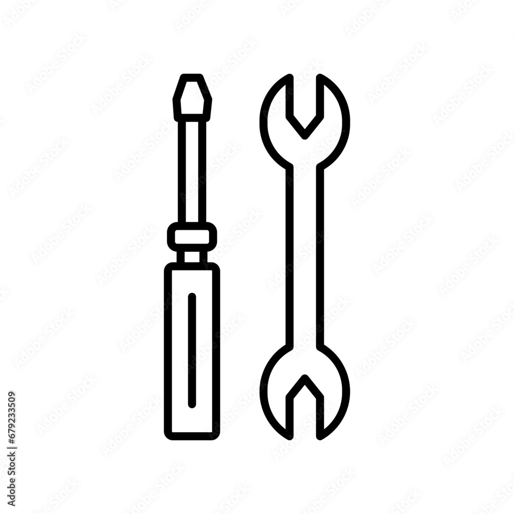 tools line icon tools line icon