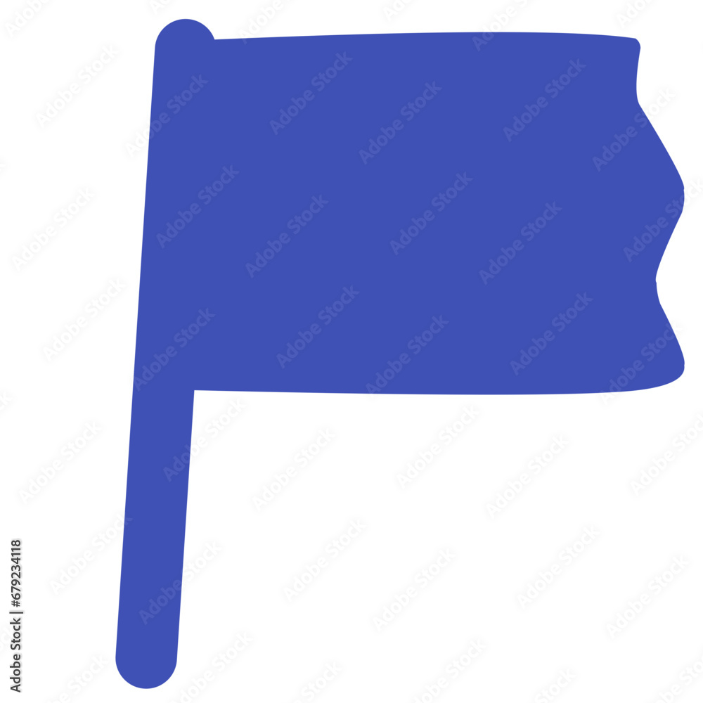 Flag silhouette simple design icons Flag silhouette simple design icons