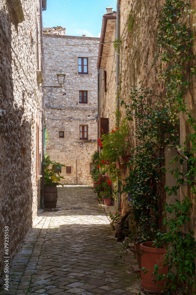 Lugnano in Teverina, old town in Terni province, Umbria