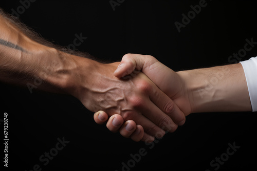 The handshake symbolising agreement