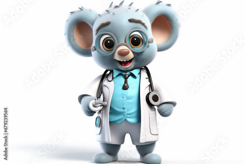 doctor koala cartoon character