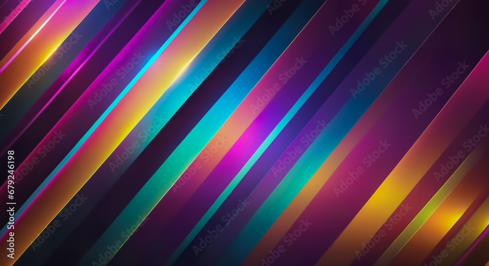 Obraz premium Light Speed Geometric Abstract Technology Background