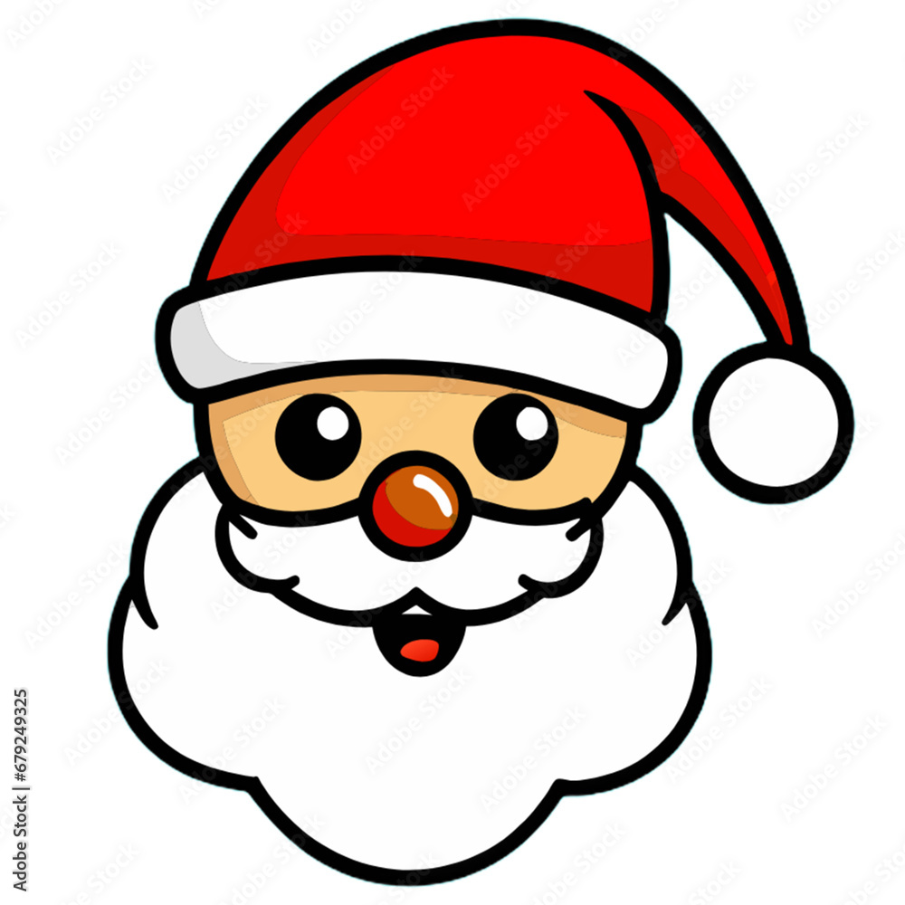 Santa Claus is smiling Santa Claus is smiling