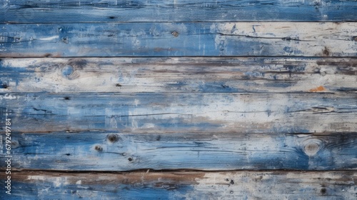 White and blue wood texture background.