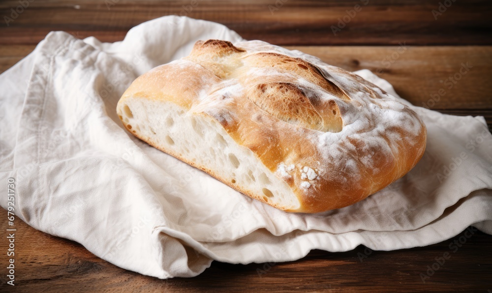 A Delicious Loaf of Bread on a Crisp, White Sheet of Paper A Delicious Loaf of Bread on a Crisp, White Sheet of Paper